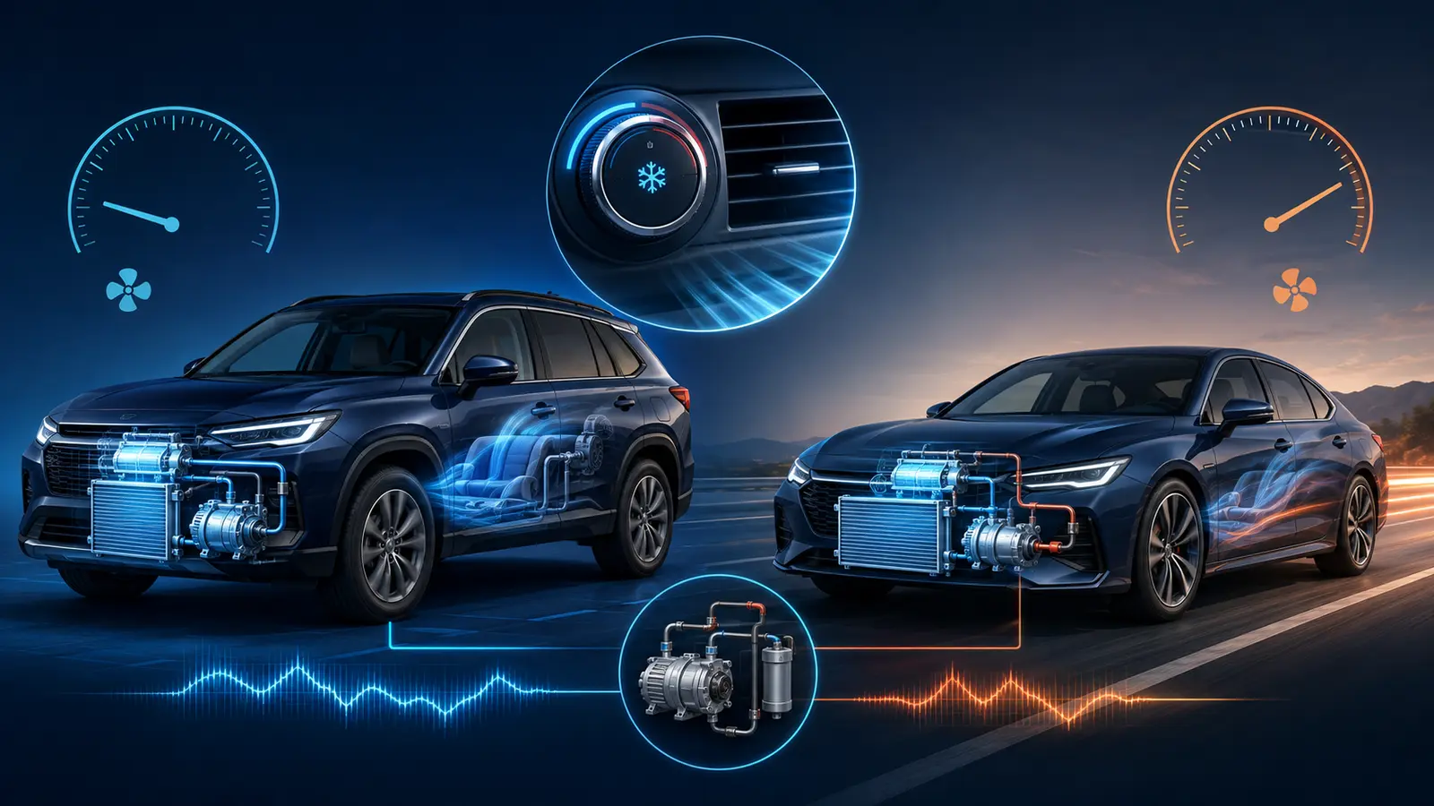 Educational Toyota AC load test illustration