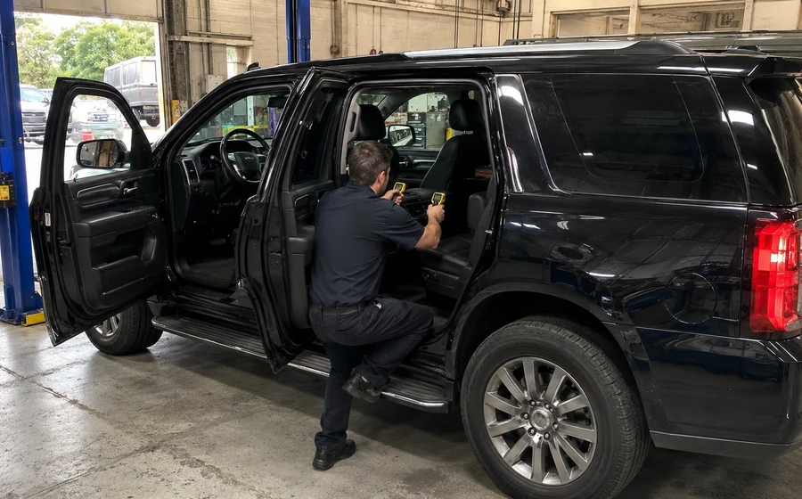 GMC Yukon rear AC temperature and airflow check